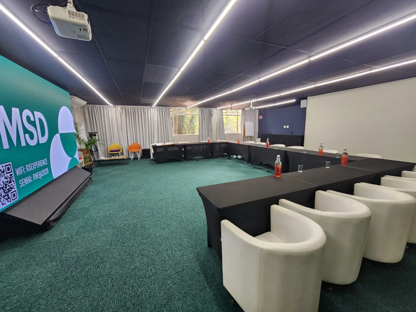 Configuração de salas de treinamento dinâmicas